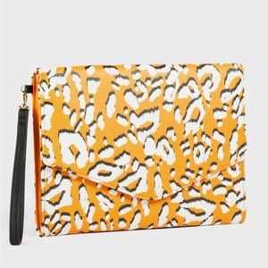Ted Baker Leopard Envelope Pouch